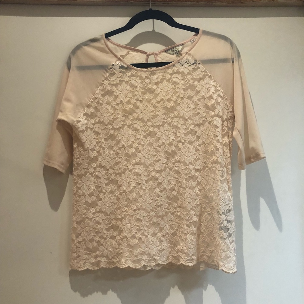 Guess lace top.